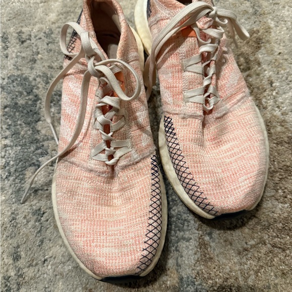 Adidas | Pure boost pink and white sneakers size 8 - Picture 7 of 10